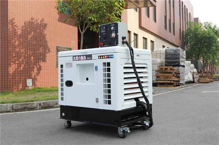 純銅無刷全自動10kw柴油發(fā)電機,大澤動力10kw柴油發(fā)電機